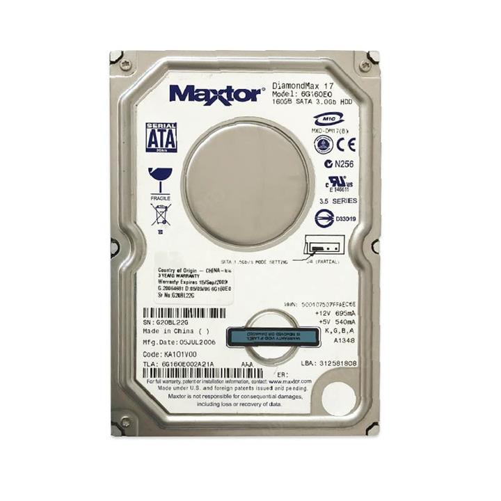 هارد دیسک مکستور Maxtor DiamondMax 160GB Stock